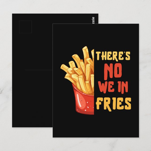 Postal papas fritas (Anverso / Reverso)