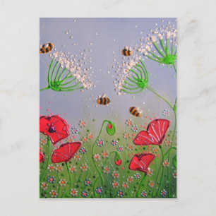 Postal Papas y abejas