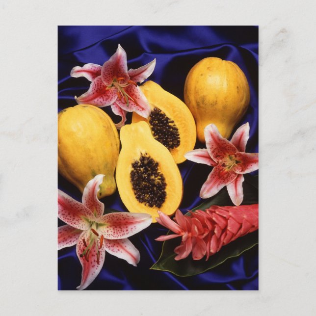Postal Papayas de Hawái (Anverso)