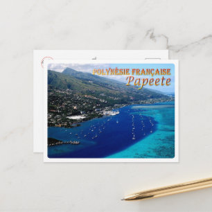 Postal Papeete - Marina Taina - Polinesia Francesa -