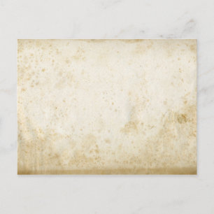 Postal Papel antiguo de la papeleta de la vieja colección