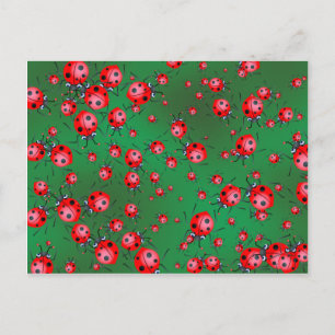 Postal Papel de escritorio de Ladybug