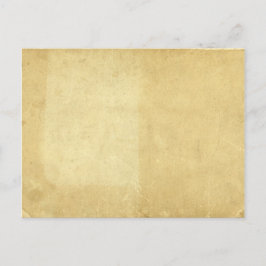 Postal Papel de pergamino rústico de edad avanzada en bla