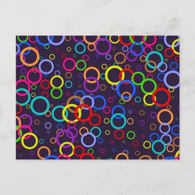 Postal Papel pintado circular (Anverso)