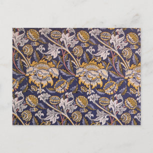 Postal Papel pintado floral de William Morris Wey Arts Cr
