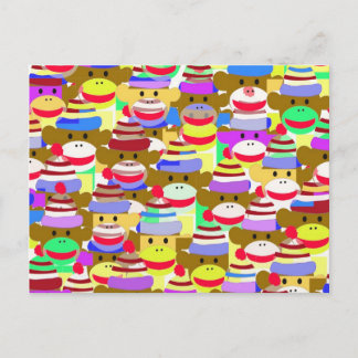 Postal Papel tapiz de mono.