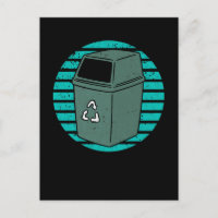 Papelera Retro Reciclaje de Basura