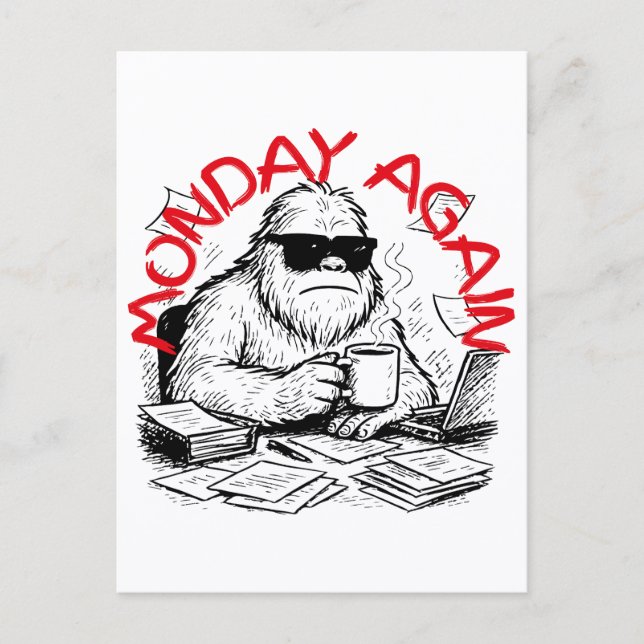 Postal Paperwork Chaos Abominable Snowman (Anverso)