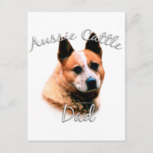 Postal Papi de perro de ganado australiano 2