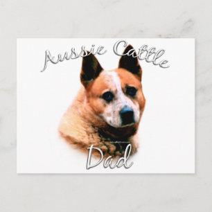 Postal Papi de perro de ganado australiano 2