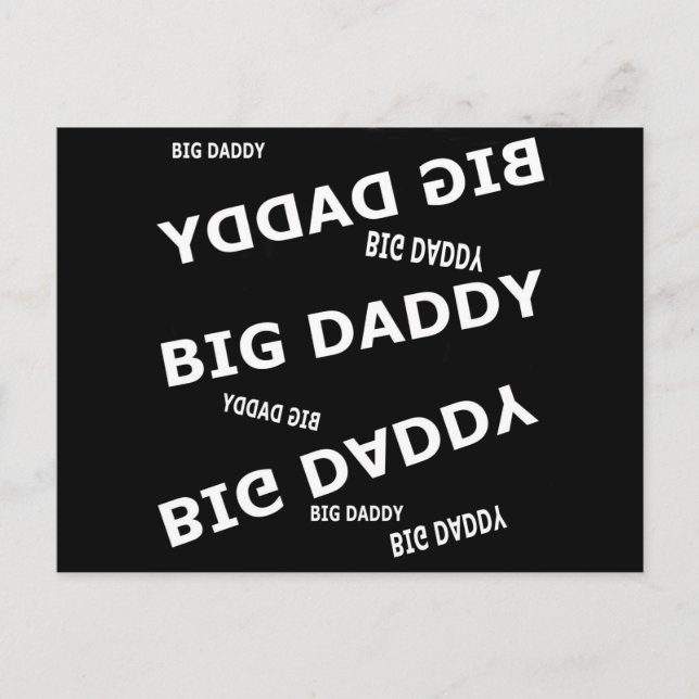 Postal Papi grande (Anverso)