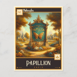 Postal Papillion Nebraska | Vintage