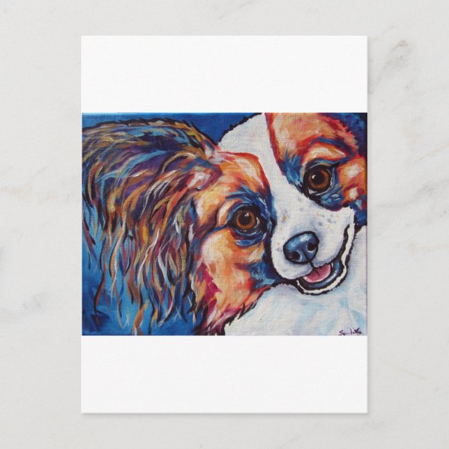 Postal Papillon (Anverso)