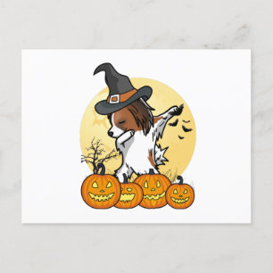 Postal Papillon Dabbing Halloween