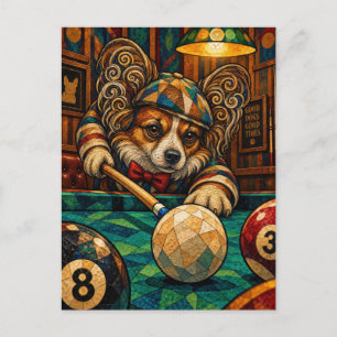 Postal Papillon, Mosaico Geométrico