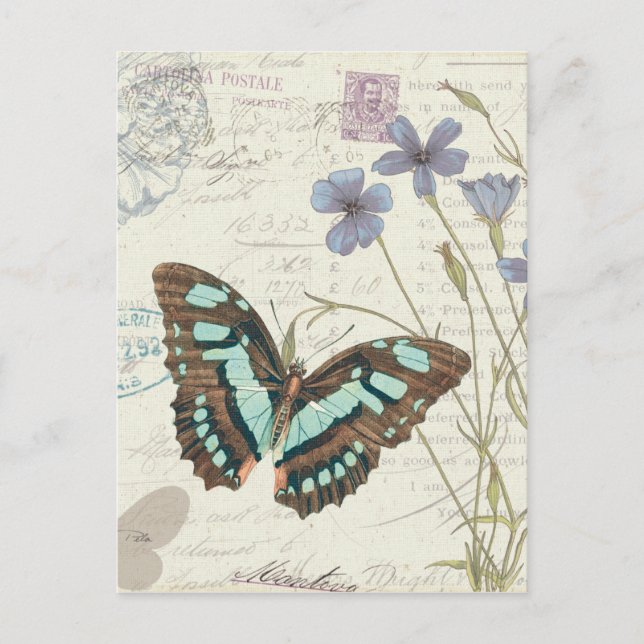 Postal Papillon Tales (Anverso)