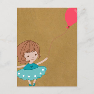 Postal Papperfruit Chica Postcard