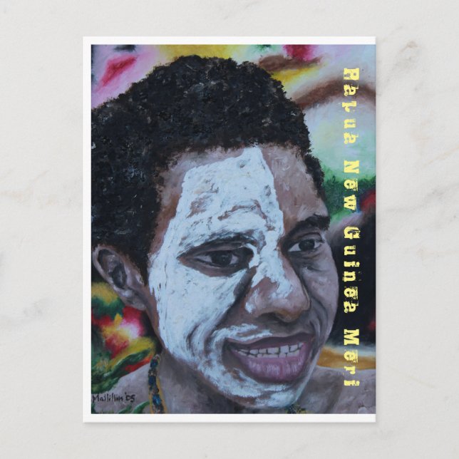 Postal Papúa Nueva Guinea Meri (Anverso)