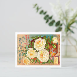 Postal Paquete De Semillas Vintage.