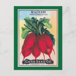 Postal Paquete Semilla de Radish