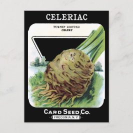 Postal Paquetes de Semillas Vegetales de Raíz Celeriac Ne