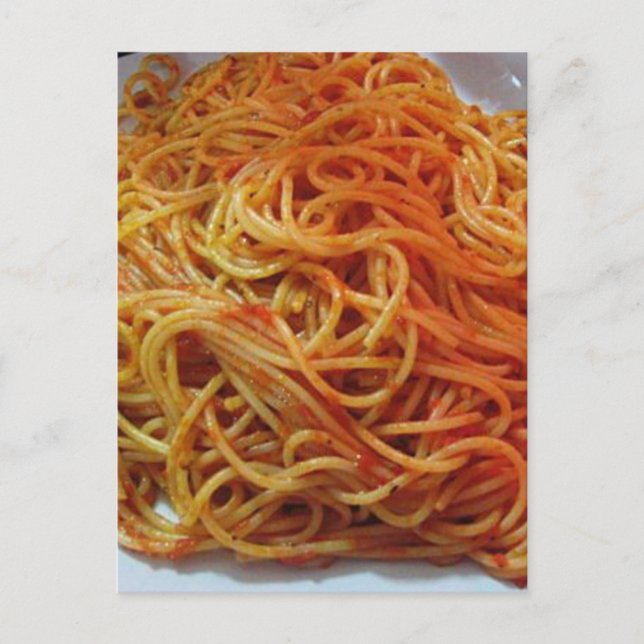 Postal Para amar Spaghetti (Anverso)