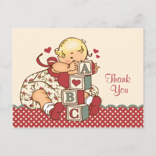 Postal para bebé ABC