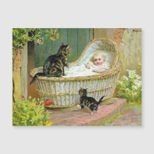 Postal para bebés, gatos y gatos