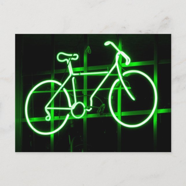 Postal para bicicleta de Neon (Anverso)