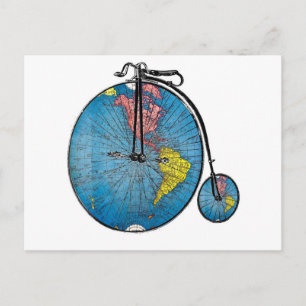 Postal para bicicleta de Wanderlust Vintage
