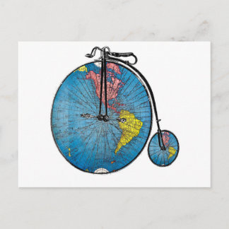 Postal para bicicleta de Wanderlust Vintage