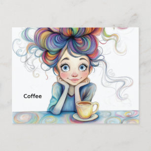 Postal para café