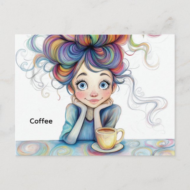 Postal para café (Anverso)