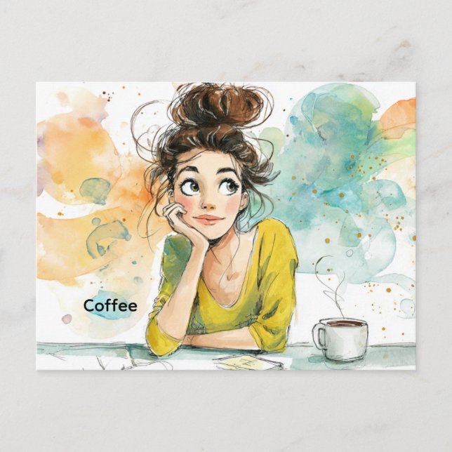 Postal para café (Anverso)