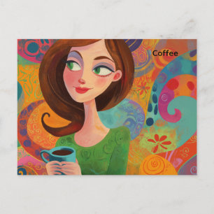 Postal para café
