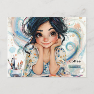 Postal para café