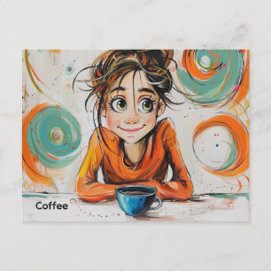 Postal para café