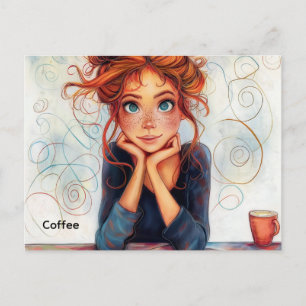 Postal para café