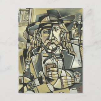 Postal para el cubismo de Bill Hickok Wild