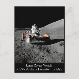 Postal para el vehículo lunar Apollo 17