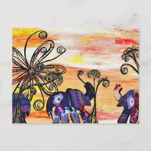 Postal para elefantes indios
