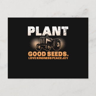 Postal para ella mi tractor es sexy, regalo de los granje