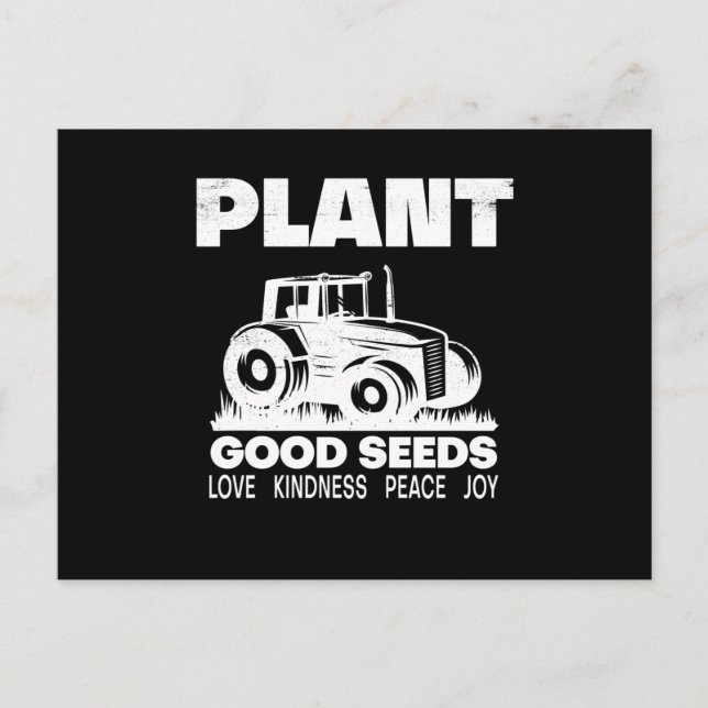 Postal para ella mi tractor es sexy, regalo de los granje (Anverso)