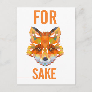 Postal Para Fox Sake Divertido