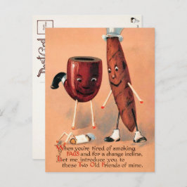 Postal para fumar raro en Victoria 