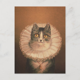 Postal para gato vintage