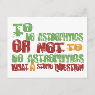Postal Para hacer astrofísica