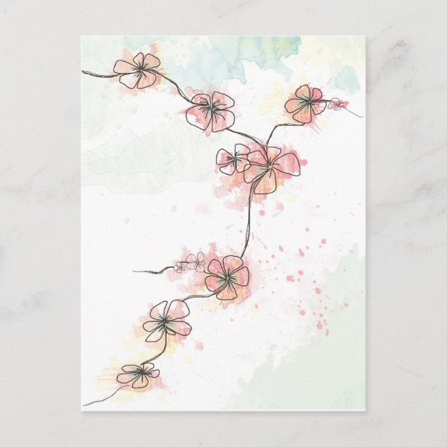 Postal Para Japón - Poetas (Anverso)