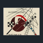 Postal para la Exposición Bauhaus de Kandinsky<br><div class="desc">Wassily Kandinsky - Postcard para la Exposición Bauhaus. Wassily Wassilyevich Kandinsky era un pintor y teórico del arte ruso. A Kandinsky se le reconoce generalmente como el pionero del arte abstracto.</div>