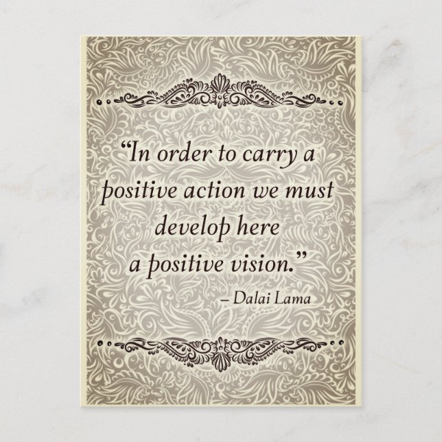 Postal Para llevar una oferta positiva - Positiva (Anverso)